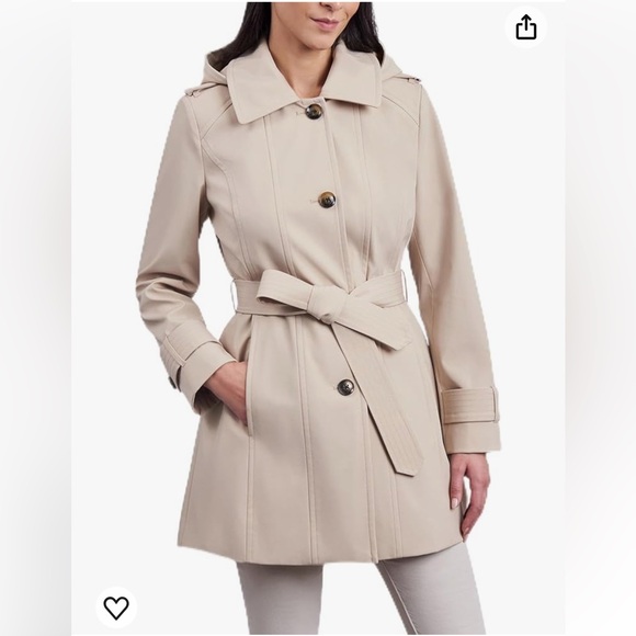 London fog stone  Trench Coat - Picture 5 of 11